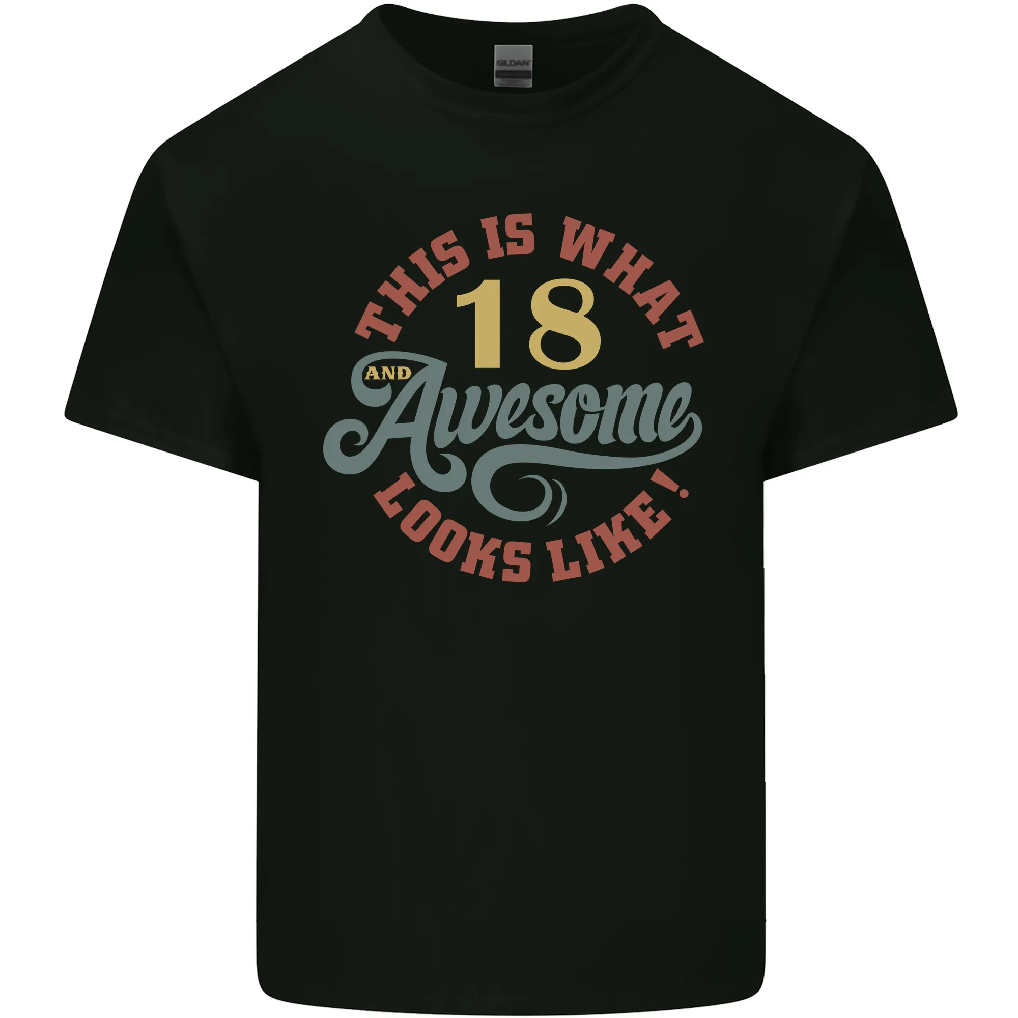18th Birthday 80 Year Old Awesome Looks Like Mens Light Cotton T-Shirt