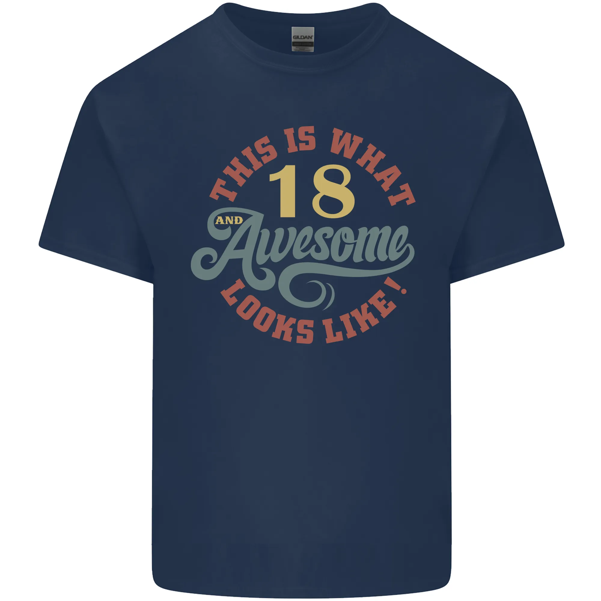 18th Birthday 80 Year Old Awesome Looks Like Mens Light Cotton T-Shirt