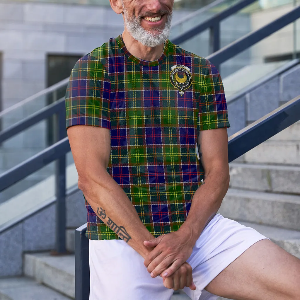 Arnott Tartan T-Shirt with Family Crest