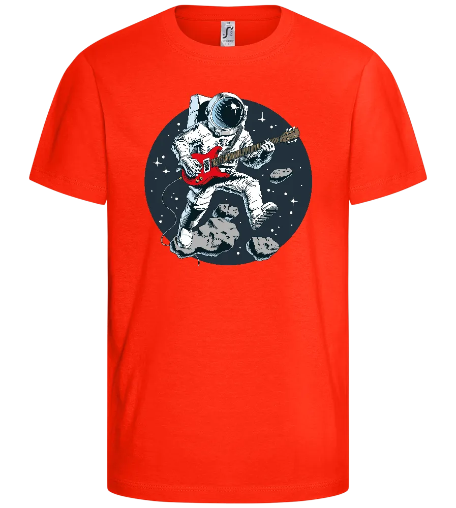 Astro Guitarist Design - Comfort kids fitted t-shirt