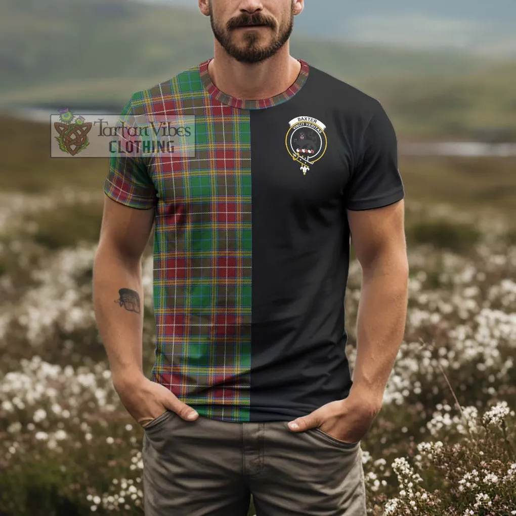 Baxter Tartan T-Shirt with Family Crest and Half Of Me Style