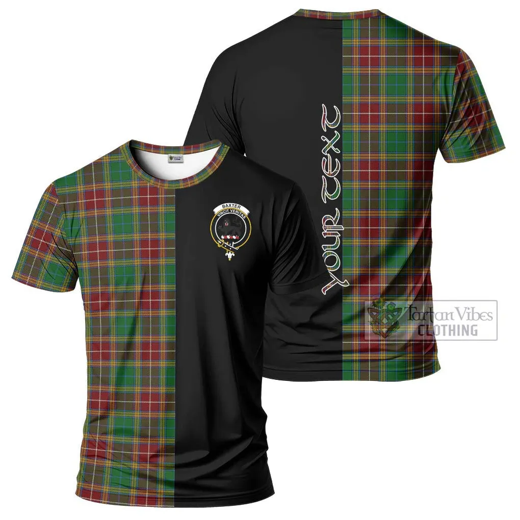 Baxter Tartan T-Shirt with Family Crest and Half Of Me Style
