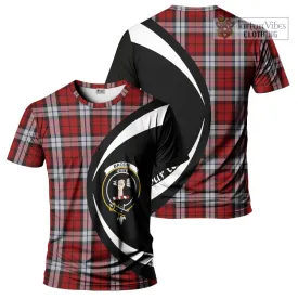 Brodie Dress Tartan T-Shirt with Family Crest Circle Style