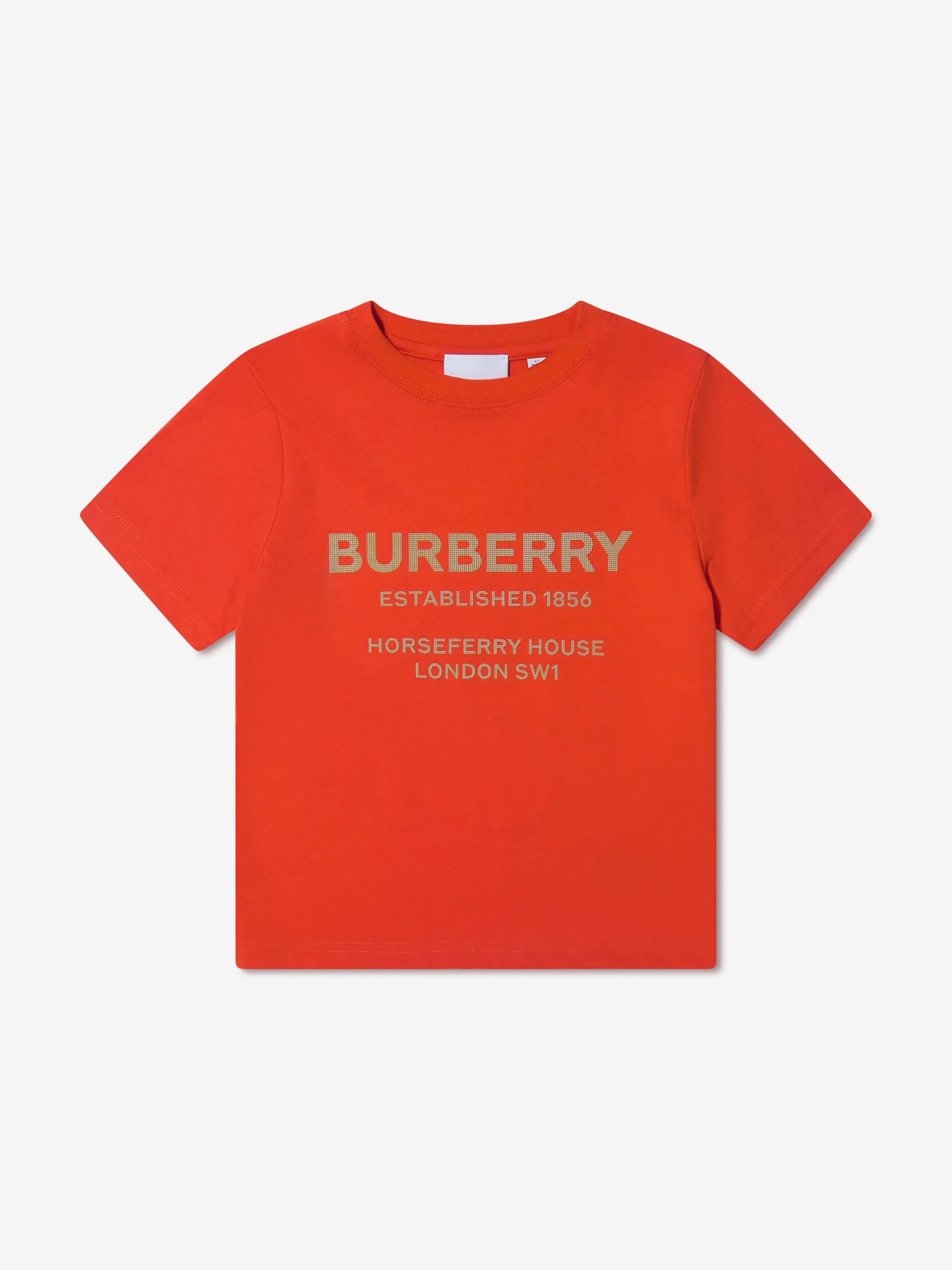 Burberry Girls Cotton Jersey Logo T-Shirt