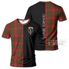 Burns Tartan T-Shirt with Family Crest and Half Of Me Style