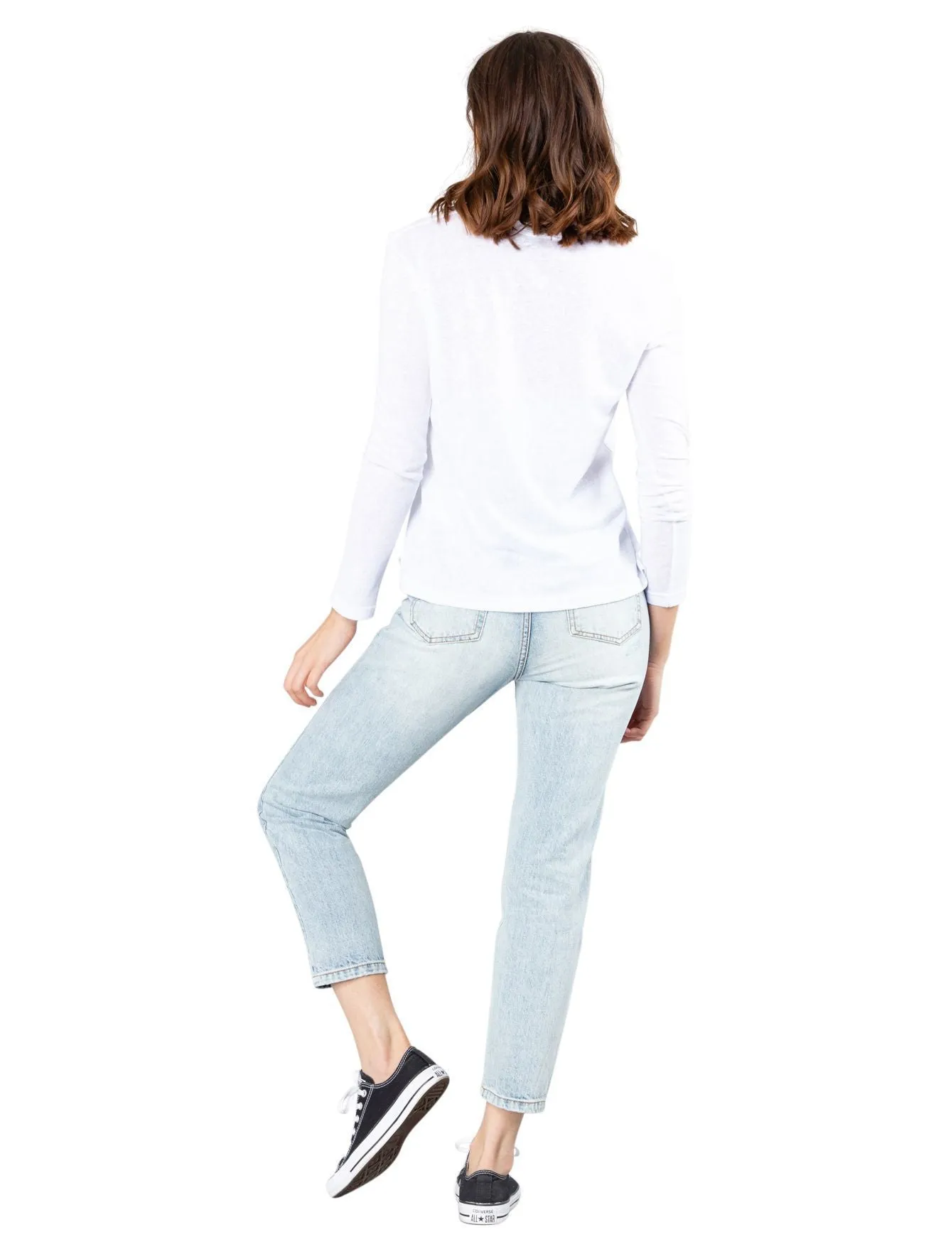 Chain Again Long Sleeve Tee - Bright White