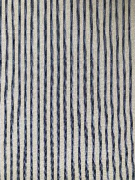 Classic Blue Ticking Fabric