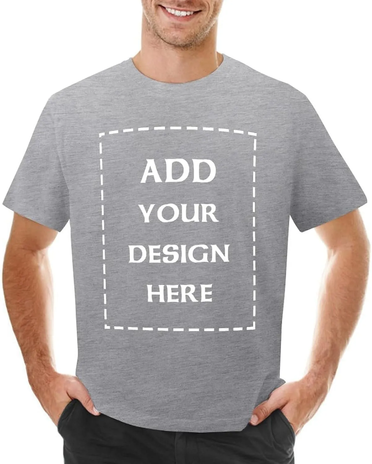 Custom t Shirt Design Your Own Image Text Personalized Adult Printing Shirts