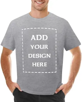 Custom t Shirt Design Your Own Image Text Personalized Adult Printing Shirts