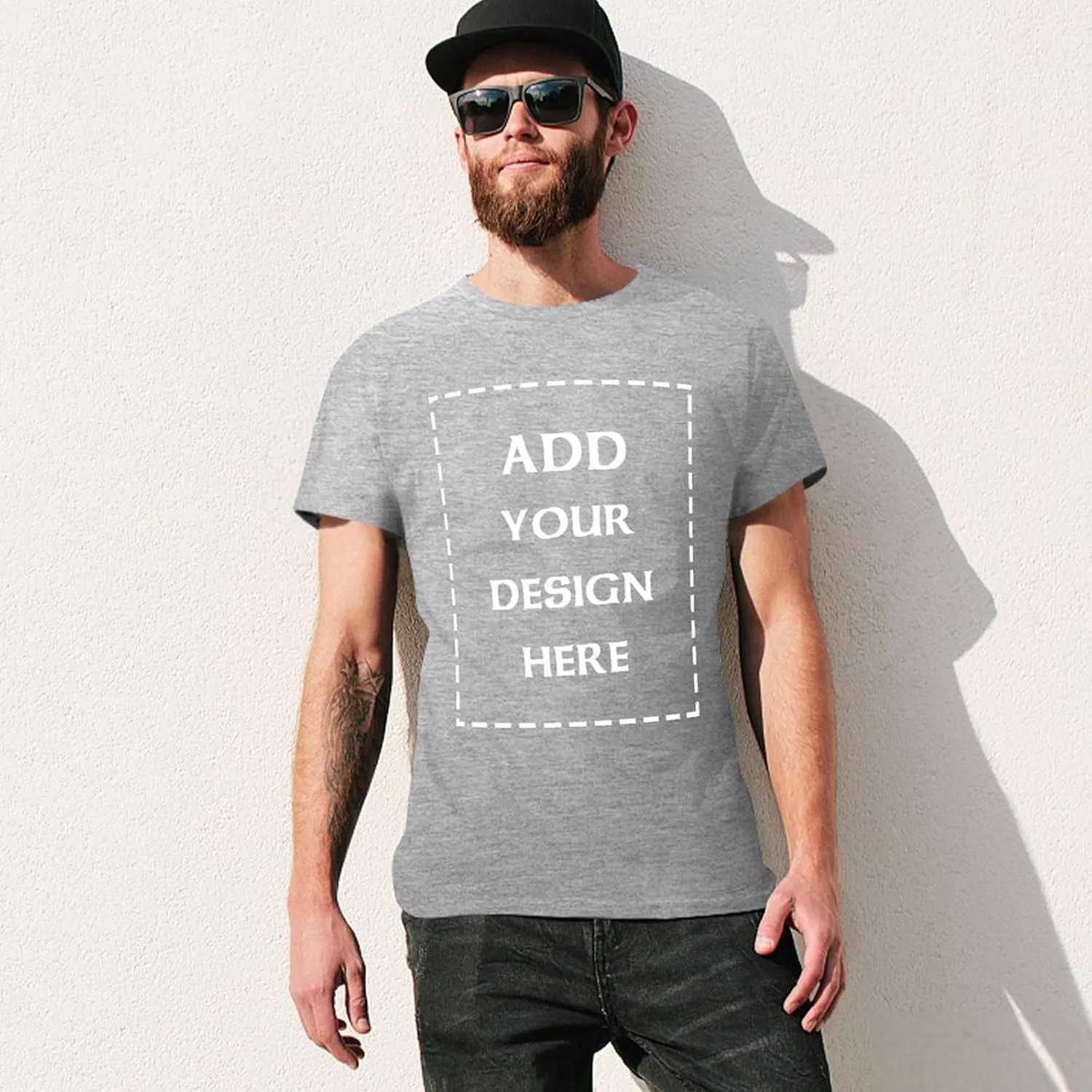 Custom t Shirt Design Your Own Image Text Personalized Adult Printing Shirts