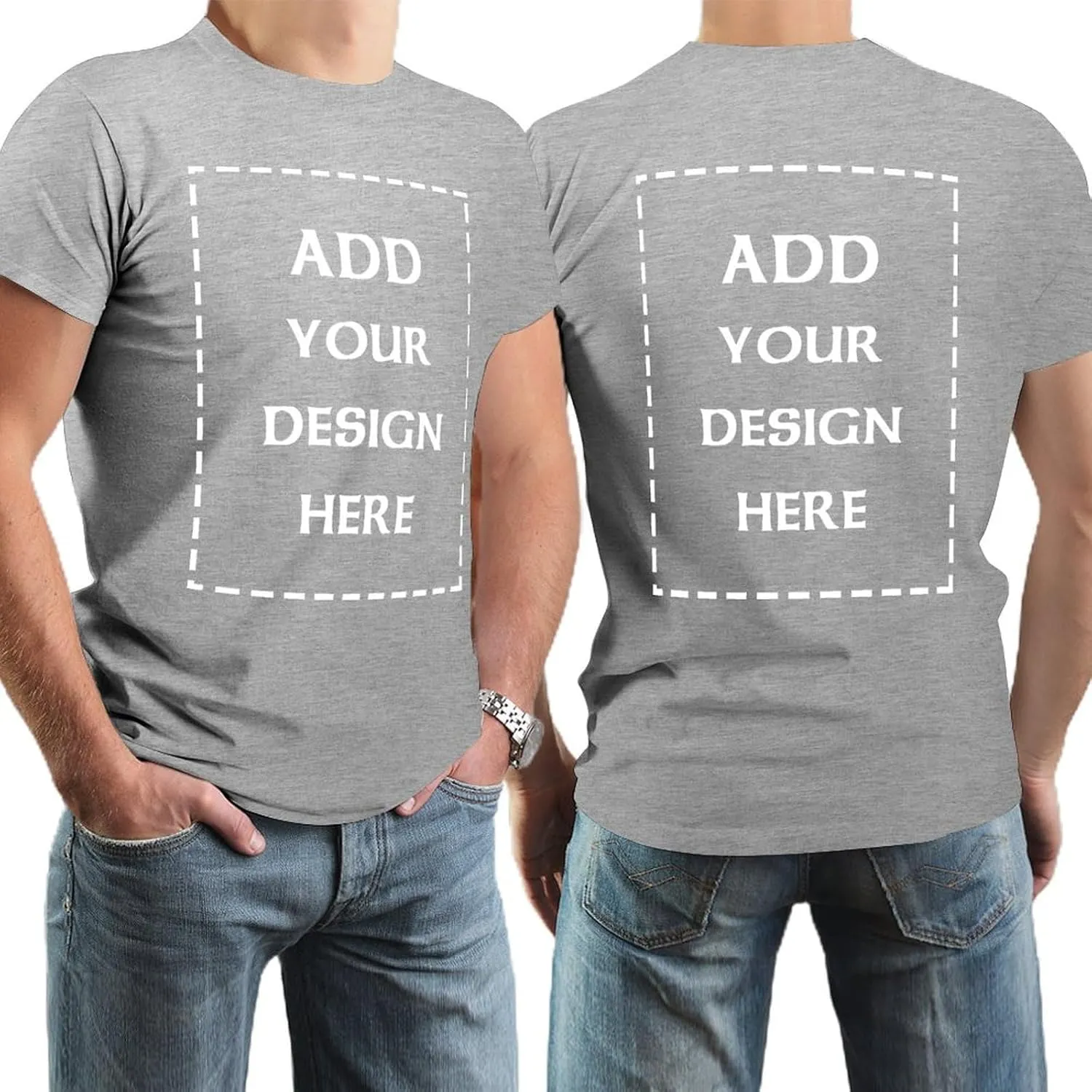 Custom t Shirt Design Your Own Image Text Personalized Adult Printing Shirts
