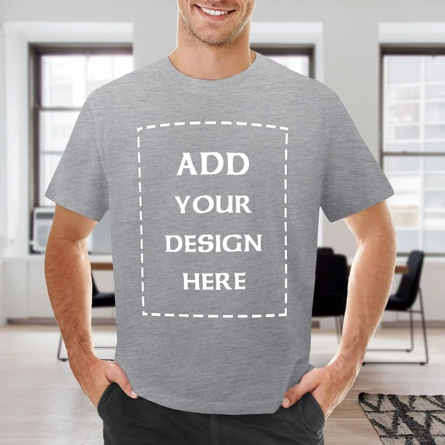 Custom t Shirt Design Your Own Image Text Personalized Adult Printing Shirts