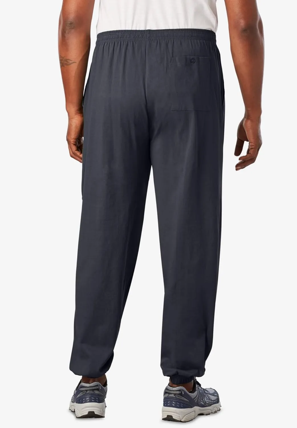 KingSize Men's Big & Tall Lightweight Elastic Cuff Sweatpants