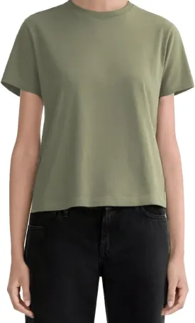MetHera Women's 100% Cotton Crew Neck T-Shirt - Soft Relaxed Fit Box Cut Casual Tee