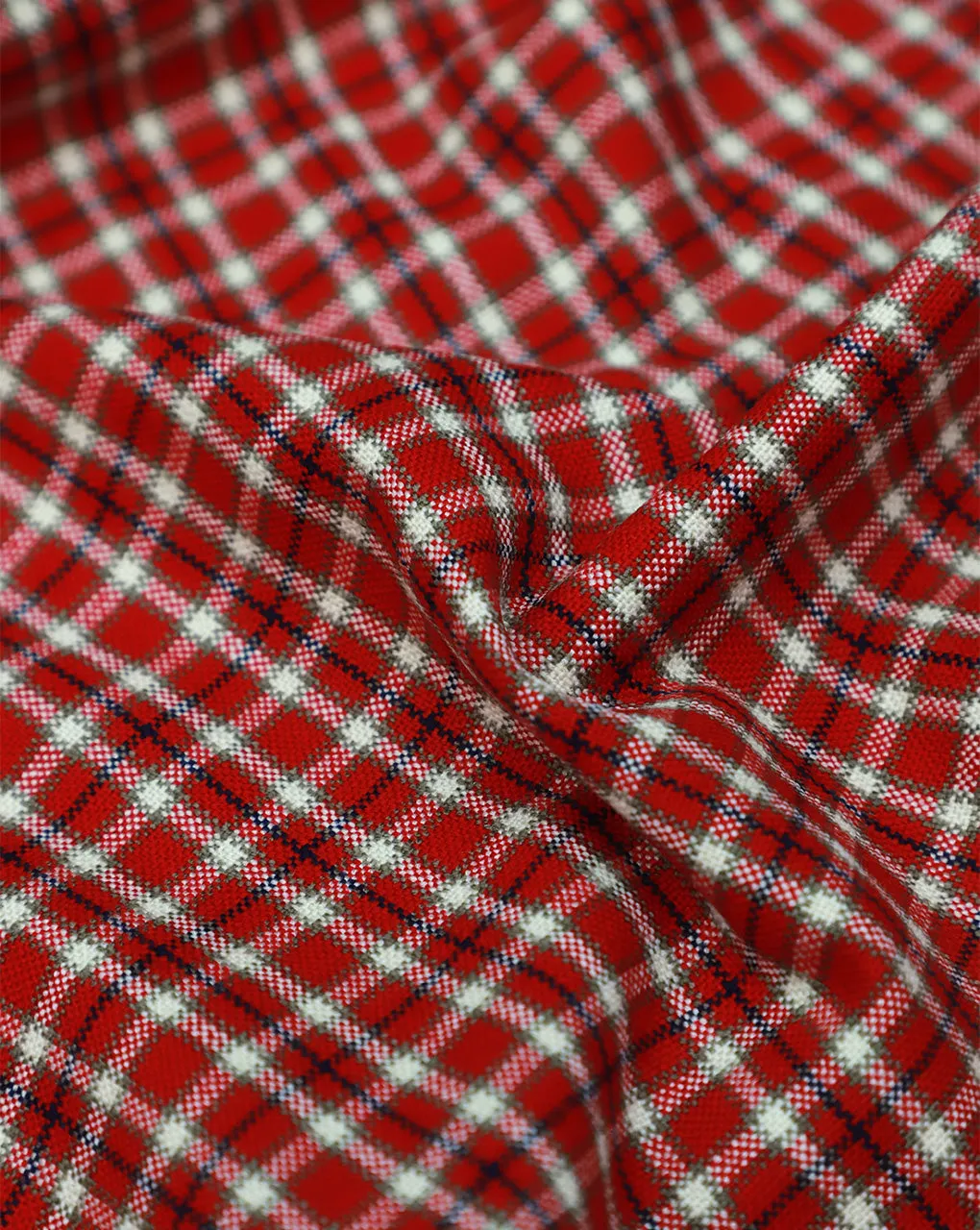 MULTICOLOR CHECKS DESIGN ACRYLIC FABRIC