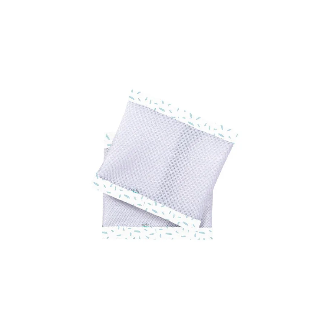 Purflo Breathable Cot Wrap - Misty Blue