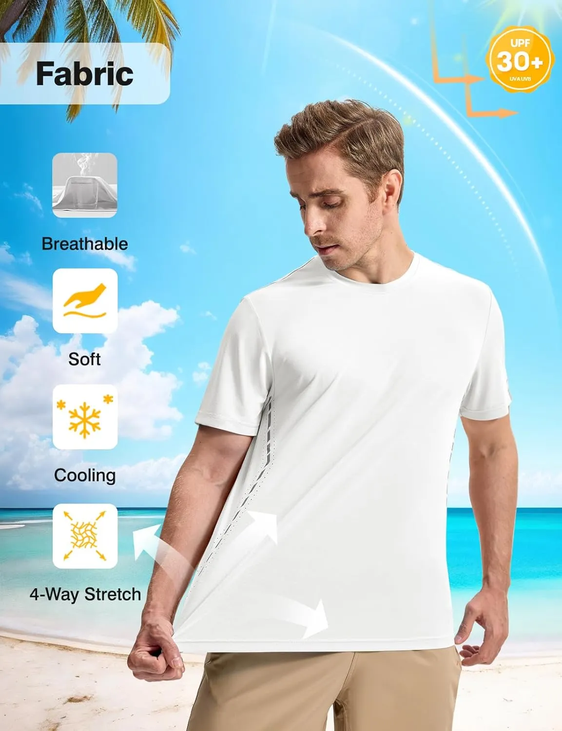 Rdruko Mens Athletic Shirts Dry Fit Short Sleeve Moisture Wicking Workout Shirts Breathable Cool Running Gym T-Shirt