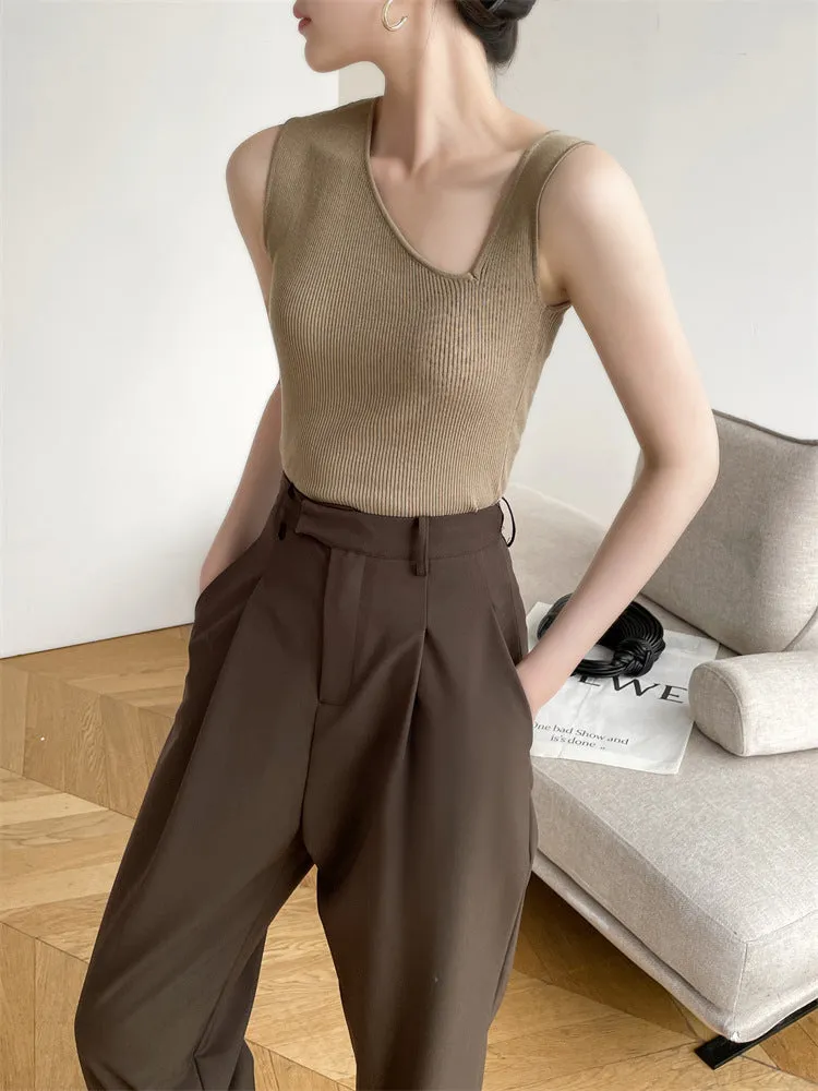 Rina top (ready stock in red/ 3 colours)