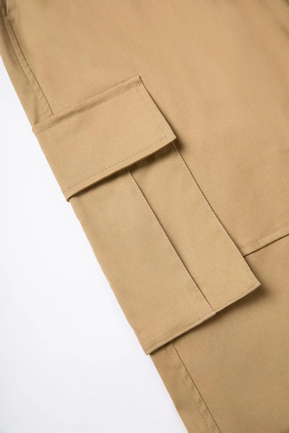 THWEI Cargo Pants for Men Casual Cotton Drawstring Lightweight Relaxed Fit Work Pants Multi Pockets