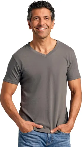 True Classic Mens V Neck T Shirts  Soft, Fitted Undershirts for Men Pack  Mens Undershirts  Cotton Blend, Tag-Free