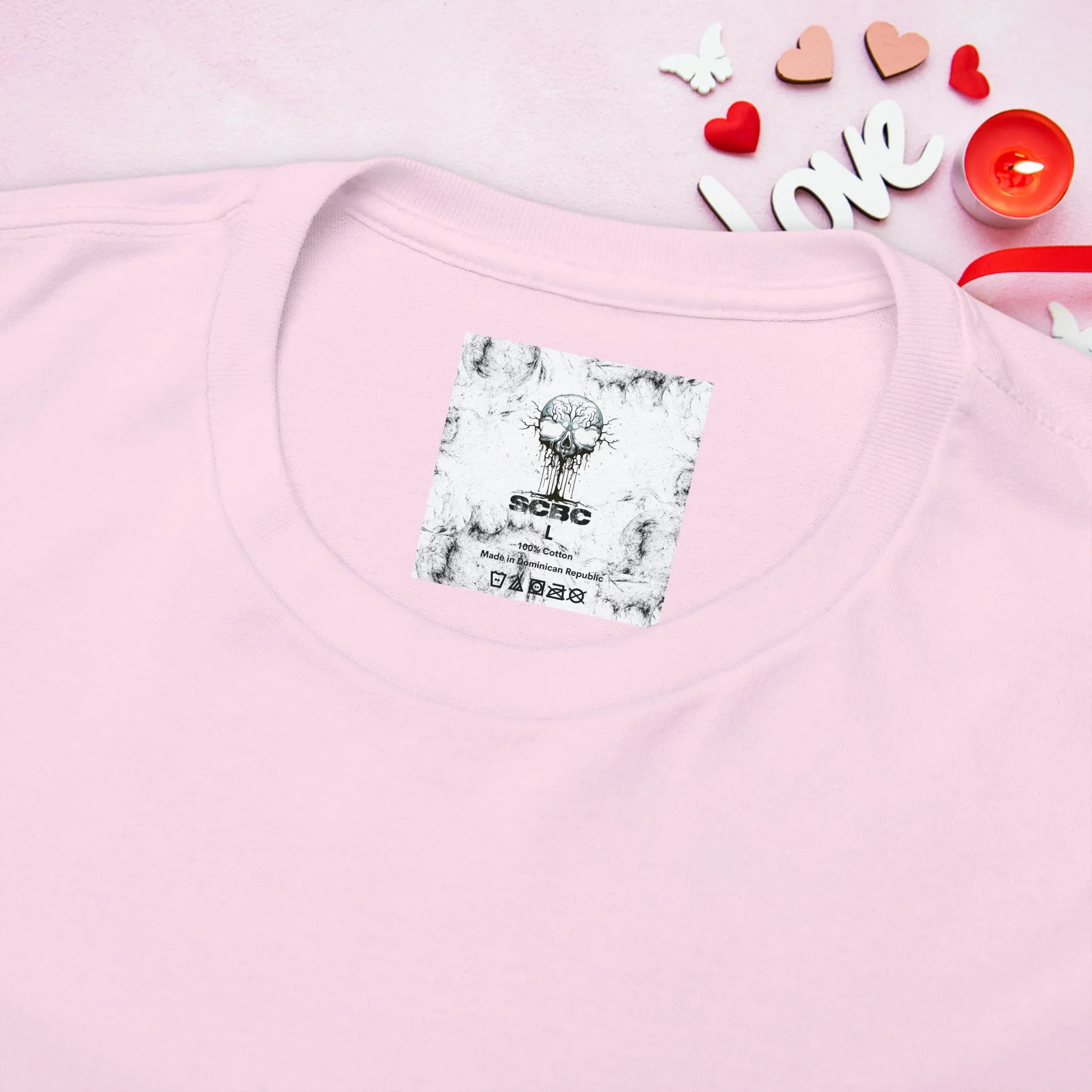 Unisex "Smiling Heart"  SCBC Cotton Tee. Graphic T-Shirt, T-Shirt, Unique, Original Brand, Valentines Day, Heart, Valentines Day Gift