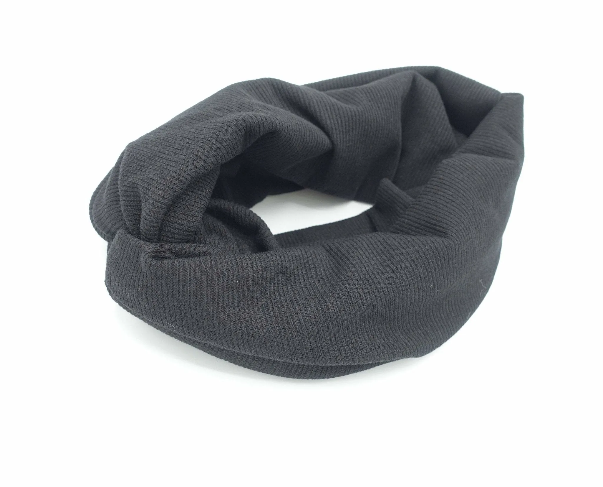 wide turban headband front twist headwrap ridged span fabric hair accessory for women